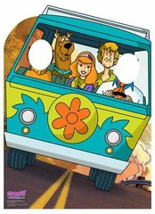 Scooby Doo Mystery Machine Van Child Size Stand-In Cardboard Cutout -Photo fun