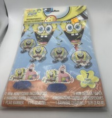 SpongeBob SquarePants 7 pc. Table Decorating Kit Birthday Party Set New