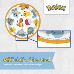 Pokemon Birthday Decorations Party Supplies for 16 – Officially Multicolor