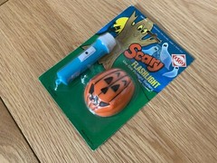 New Sealed ESCO Scary Halloween Flashlight – 1970’s -🕹️Retro Gift Idea🕹️