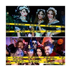 1.9inch x 82Feet Halloween Decorations Caution Tape Roll Halloween Caution Ta…