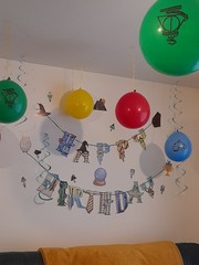 Birthday Party Decoration Happy Birthday Banner – Harry Potter Theme (pack of 2)