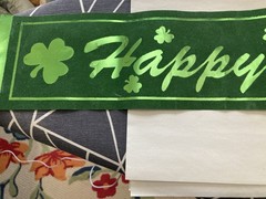 St Patrick’s Day Irish Party New Hat Cups Fabric Pins Flags Used Banner & Sash