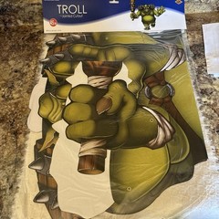 Troll 45” Life Size Cardboard Cutout Jointed Halloween Party Favor Decor Beast