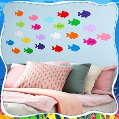 360 Pcs 3.9 Inch Tropical Fish Paper Cutouts for Classroom Bulletin Board Decor
