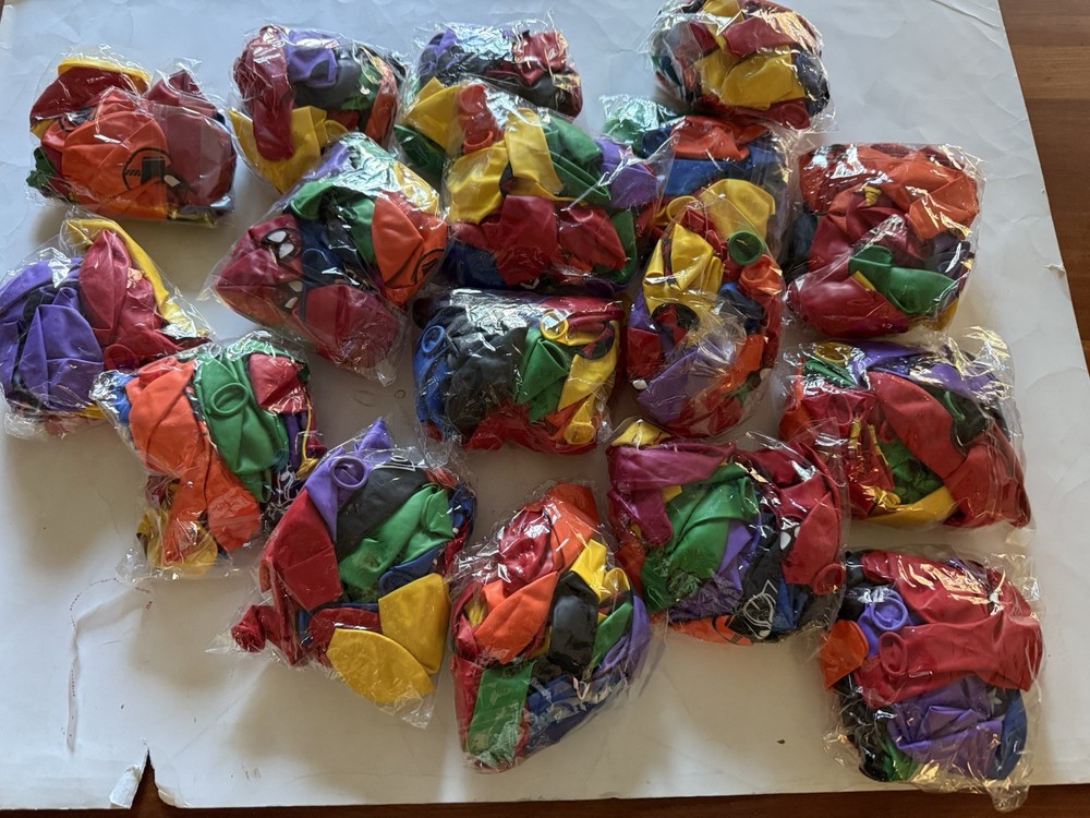 Liquidation Lot Of 17 Avengers 24 Count Balloon Latex Packages NEW