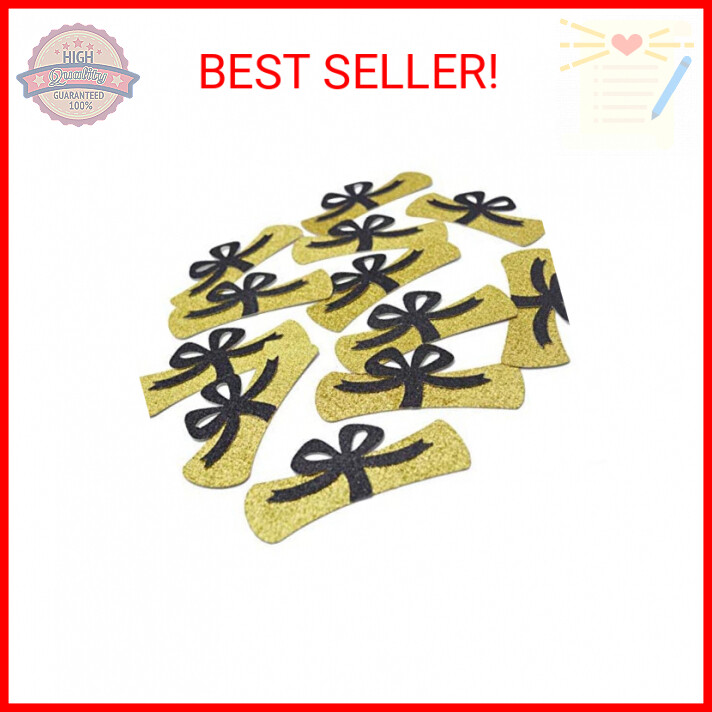 Diploma Confetti, 12pcs 4 inches Graduation Centerpeices Congrats Grad Party Dec