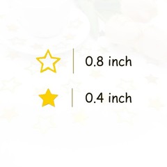 Gold Star Confetti Glitter Sprinkles PVC FivePointed Scatter Decor