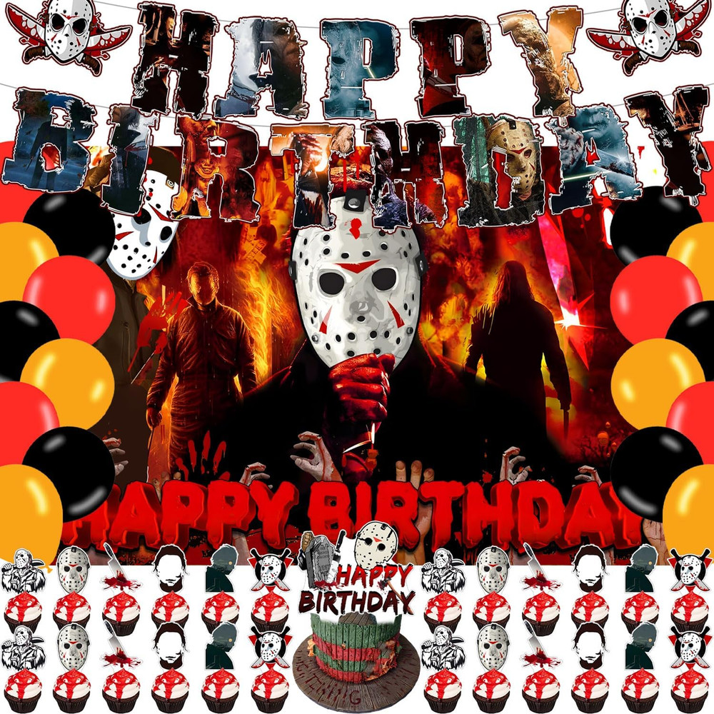 Have a Killer Birthday Decorations,Friday Horror 13Th Birthday