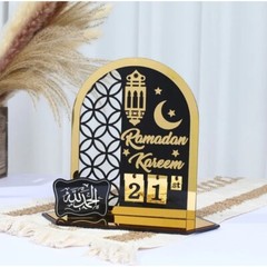 Ramadan Calendar Countdown Decorations for Home Eid Mubarak
