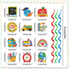 Back to School Decorations, Welcome Back to School Banner Set for Classroom | 17