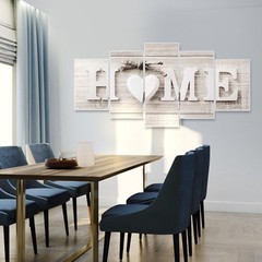 5 Piece Set of Unframed Modern Canvas Prints Stylish Home Decor for All Rooms