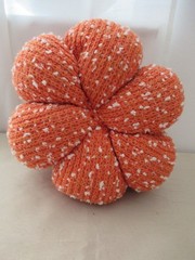 Floralsilk Large Orange Plush Pumpkin, Autymn Decor, BNWT