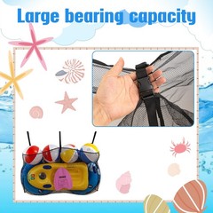 Pool Float Storage Bag,Pool Float Storage Mesh Bag,Adjustable Pool Hanging Me…