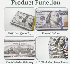 100pcs Dollar Bill Banknote & Money Spray Banknotes Fake Dollars Prop For Party