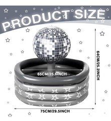 Disco Ball Inflatable Cooler Party Decoration