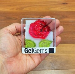 GelGems ROSE Flower Window Cling Decoration Decal Kameyama Co 2012 BRAND NEW