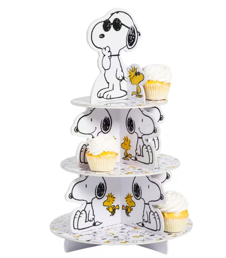 Snoopy Woodstock Treat Stand for Birthday Party Dessert Table Decorations