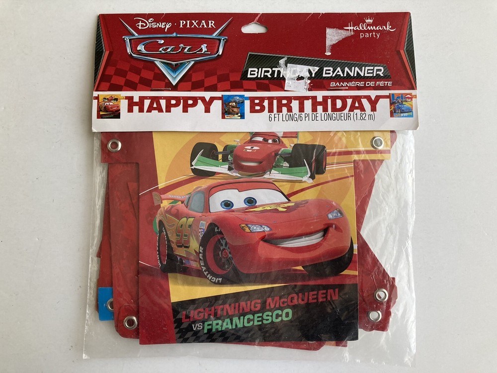 Hallmark Disney Pixar Cars Birthday Banner