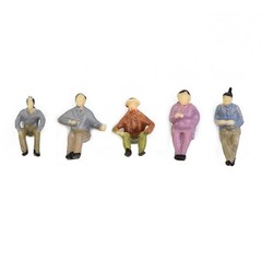 People Figures Practical Railway Train Seated Man HO Scale Hot Passenger Sitting