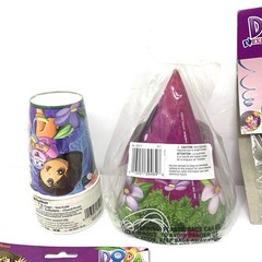 Dora The Explorer Birthday Party Decorations For 8 Children 9 Items New Packs