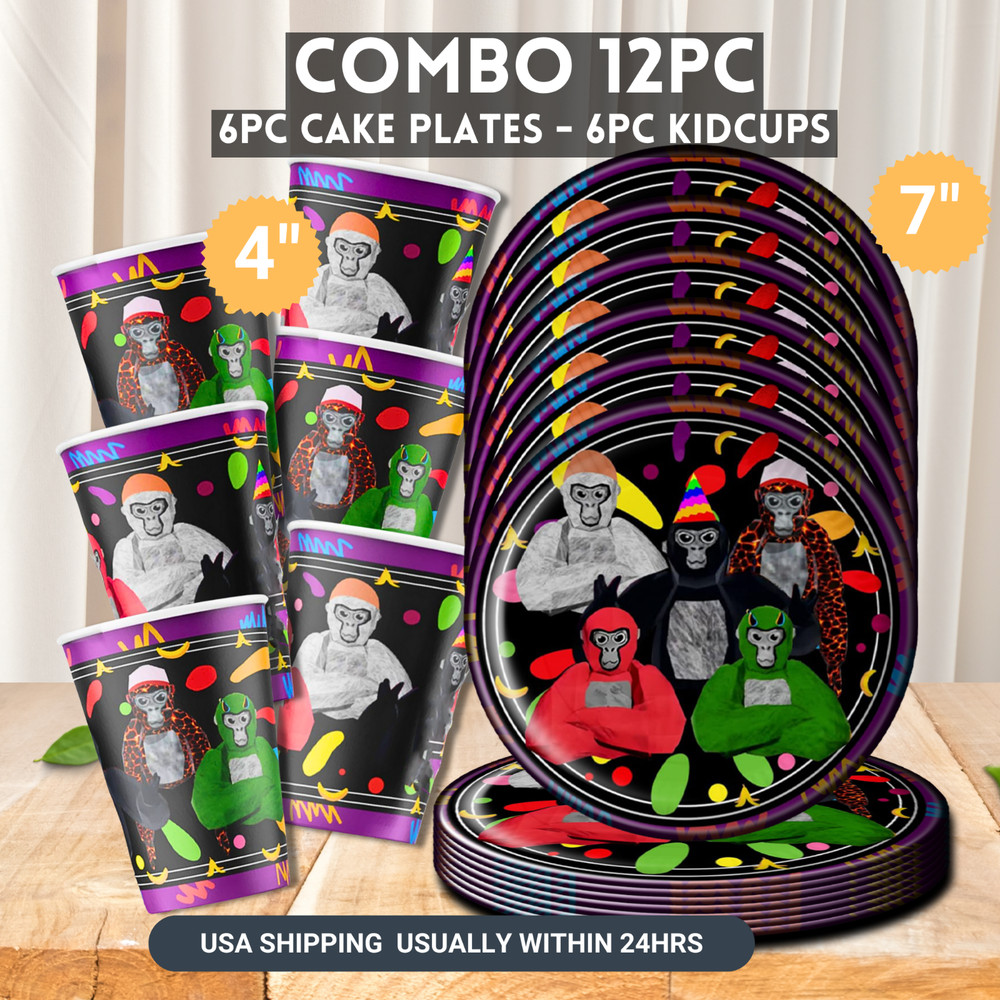 Gorilla tag Party Supplies happy birthday centerpiece decoration gift balloon