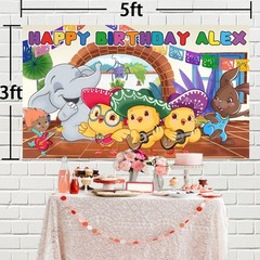 Canticos Personalised Custom Backdrop Banner Party Decorations Birthday Gift