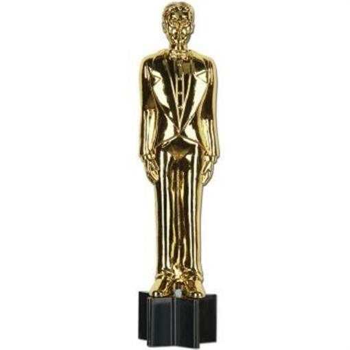 Jointed 5 Foot Awards Night Male Statue Trophy Movie Red Carpet Party Decoration