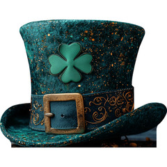 SP13276 Saint Patrick’s Day Green Irish Leprechaun Hat Shamrock Clover Cardboard