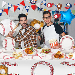 96 Pcs Baseball Party Decorations, Baseball Party Supplies Bundle Include Baseba