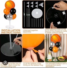 7 Sets Balloon Stands Holder Base Table Centerpiece Birthday Party Decorations97