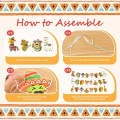 24PCS Mexican Theme Party Decorations, Fiesta Mexican Banner Cinco De Mayo Pa…