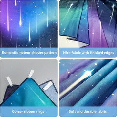 Fabric Aurora Borealis Backdrop Northern Nights Party Decoration Celestial Theme