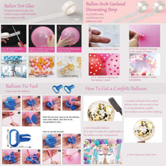 Girl First Birthday Party Supplies Decorations, Pink And Gold Backdrop Balloons