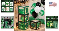 Festive Graduation 2026 Balloon Boxes Set with LED Lights – Easy Assembly & Safe