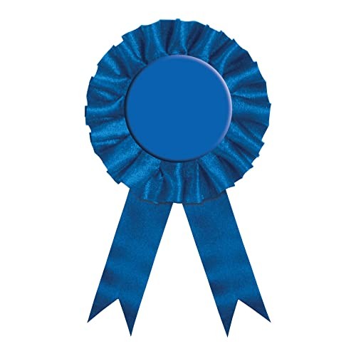 Blue Award Ribbon Party Accessory