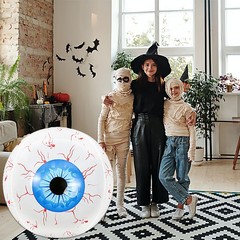 Halloween Inflatables Eyeball Decorations Home Garden Party ornament Gift JQ
