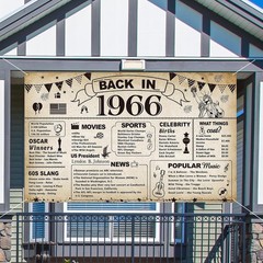 Elegant 60th Birthday Backdrop Banner | Vintage Theme for Memorable Celebrations