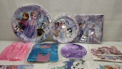 Disney Frozen Birthday Party Supplies Plates Napkins Table Cloth Tableware More
