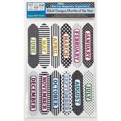 Ashley Magnetic Chalkboard Calendar Months – 12 – Write on/Wipe off – 1 Each –