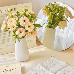 20 Pack Round Mirror Centerpieces for Tables, No Glass AcrylicCircle Mirror T…