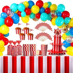 432 Pcs Carnival Party Decorations Circus Theme Birthday Party Including Circ…