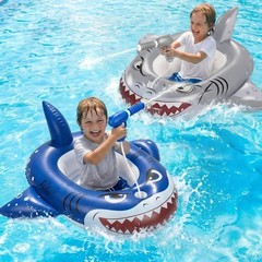 2PCS Inflatable Pool Floats , Pirate Ship Pool Float with Water , Pool Toys f…
