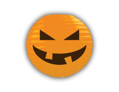 Pumpkin Paper Lantern 2 Pack Black or Orange Halloween Party Decoration Scary