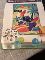 Disney Stitch Backdrop With Props Birthday Summer Fun New