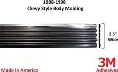 Replacement Chrome Side Body Trim Molding for 1988-1998 Chevy GMC Tahoe Suburban