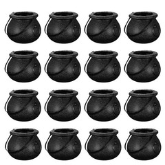 20 Pcs Cauldron Candy Bucket Halloween Witch Kettles Pot Containers