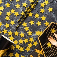 Glitter Five Stars Confetti Wedding Party Decor and Table Decor, 1.2’’ in Dia…