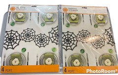 Martha Stewart Crafts Table Decor Halloween Spiderweb Place Mats Felt NEW 2 Pkgs