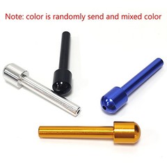 3Pcs Metal Straw Tube Party Tool Mixed Color Dispenser Bullet Home Men Gift